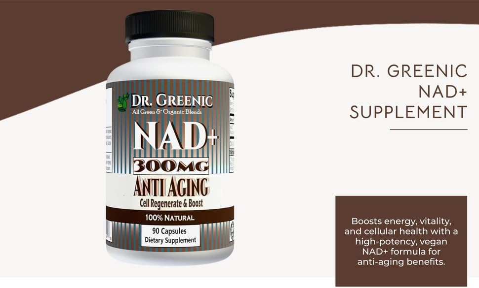 Miniatura 6 de 99.90% puro NAD+ 300 mg una cápsula que sirve 90 cápsulas NAD Suplemento  Anti envejecimiento, aumenta la energía, la vitalidad y la salud celular