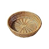 Wicker bread Basket Small Bread Basket Willow Basket Bowl Handwoven Basket Fruit Basket Serving...