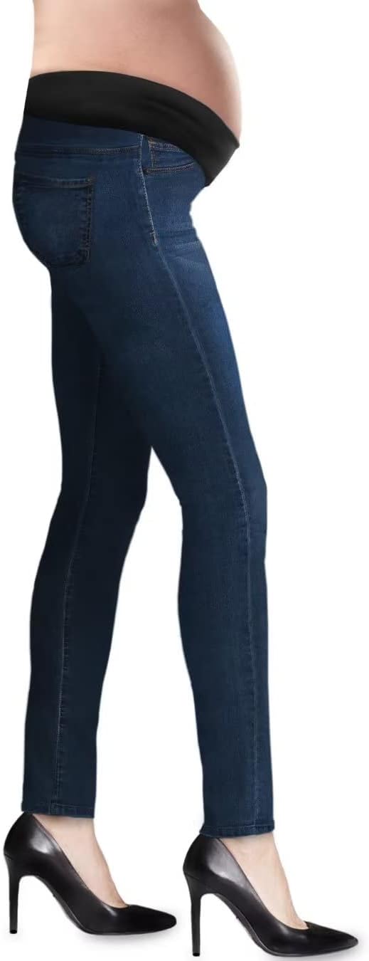 Hybrid & Company Women's Comfy Maternity Jeans