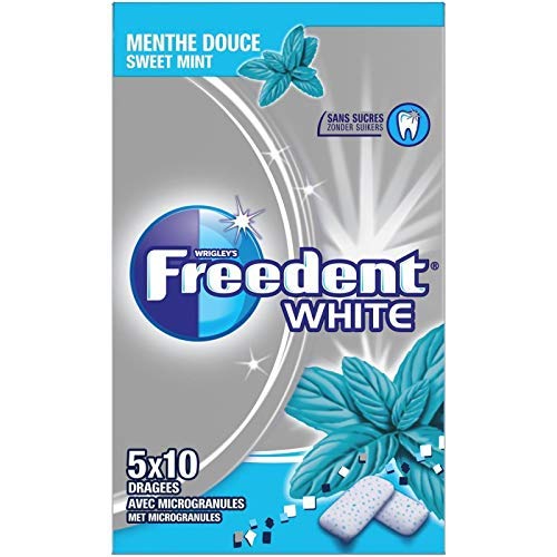 Freedent – Menta dulce blanca 70 g – 3 unidades