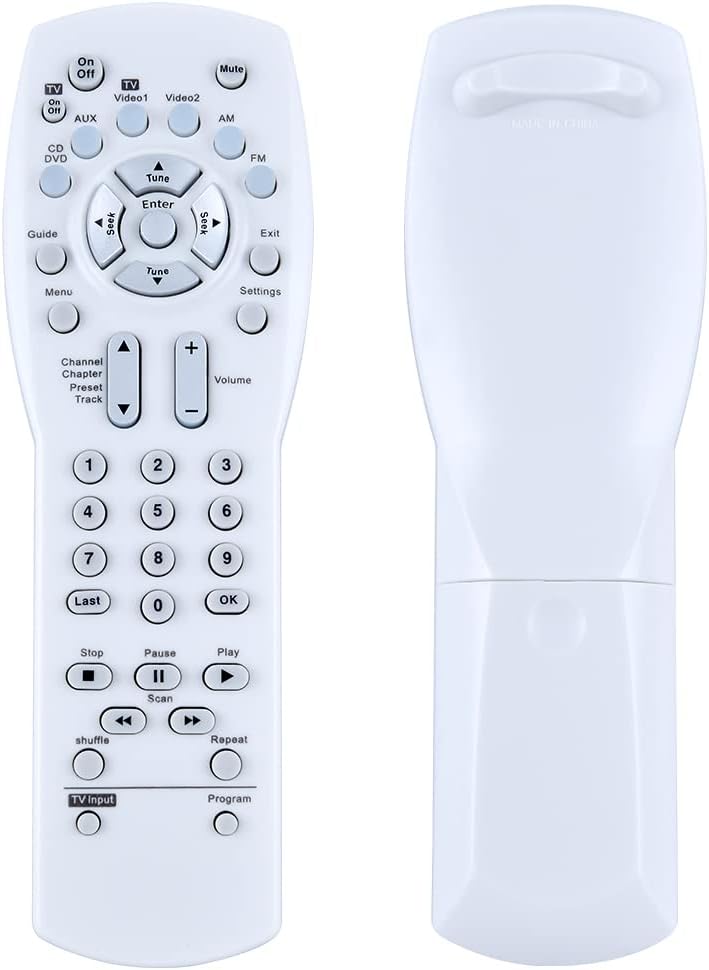 New Remote Control Suitible for Bose 321 321GS 3·2·1 GS Media Center Series I, II, III Audio Receiver Speakers, White