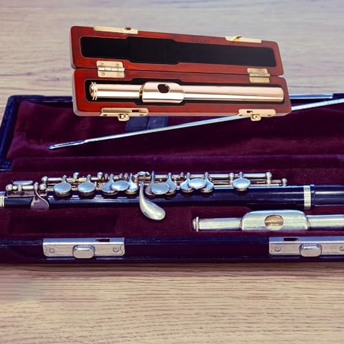 lovermusic Solid Wooden Flute Mouthpiece Case Flute Head Box Flute Accessories