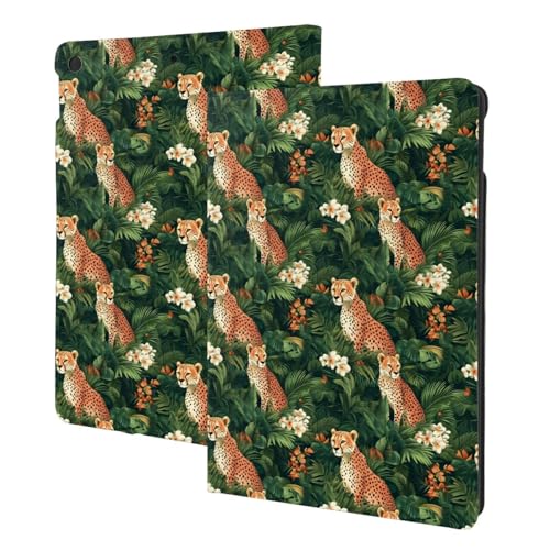 Protection iPad 9e génération léopard pour éviter les rayures avec étui folio
