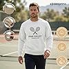 Cimpress Personalised Sweatshirt for Men, Print with Your Photo, Logo or Text, Custom Crewneck Jumper with Front Print, Ideal for Events, Teams, Birthdays or Gifts, White, XL #3