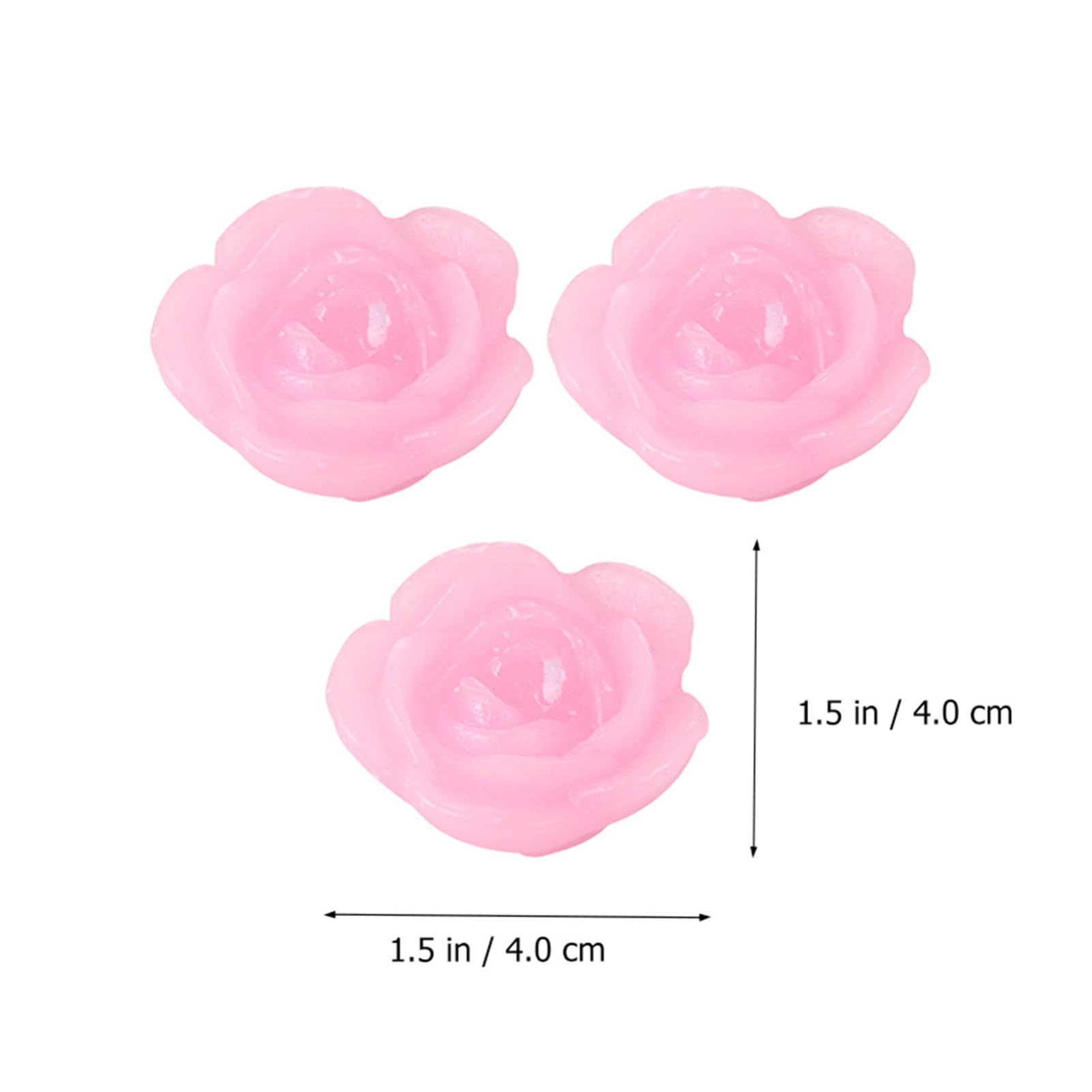 Anneome 15piezas Velas Flotantes De Rosa Para Decoración De Piscinas y Fiestas Velas Aromáticas Forma De Flor Para Bodas y Eventos Románticos