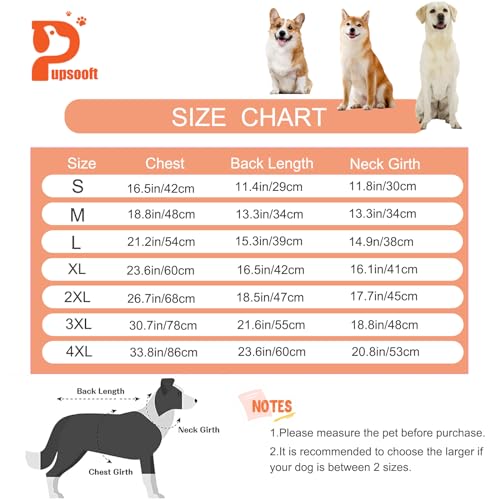 Image of Dog Recovery Suit for Small Medium Large Dogs, Pet Onesie After Surgery Comfort Dog Bodysuit Anti Licking (Bunny Carrot,4XL)