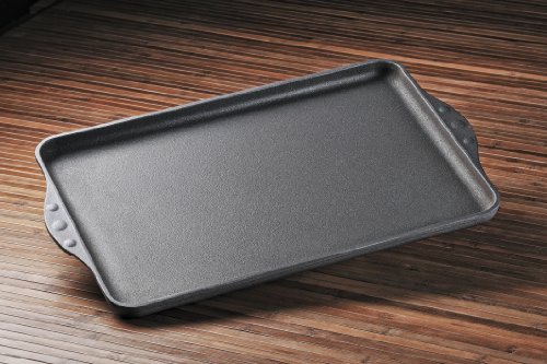 Swiss Diamond 17"X11" Double Burner Griddle Hd Nonstick Diamond Coated Aluminum Dishwasher And Oven Safe, Grey #TOP2