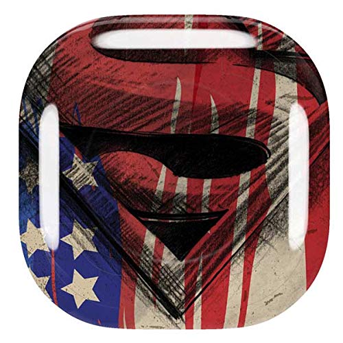 Skinit Decal Audio Skin Compatible with Samsung Galaxy Buds Pro - Officially Licensed Warner Bros Superman Crest Design