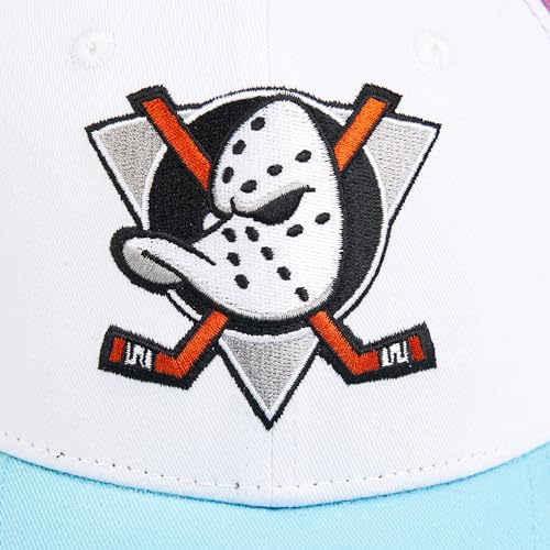 Image of TRIVINKIN Mighty Ducks hat Men's Duck hat Hockey Cap Adjustable Snapback Baseball Hat with Embroidered Logo Size (S-XL)