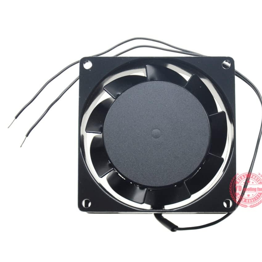 Bi-Sonic 3E-115B 8CM Metal High Temperature AC Fan 115V 11W - 2700 RPM, 26 CFM, 31 dBA, Durable Cooling Solution for Electronics