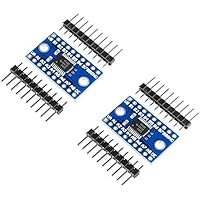 TECNOIOT 2pcs 8 Channel Logic Level Converter TTL 3.3V 5V