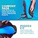 BraceAbility Tall Pneumatic Walking Boot | Orthopedic CAM Air Walker & Inflatable Surgical Leg Cast for Broken Foot, Sprained Ankle, Fractures or Achilles Surgery Recovery (Medium)