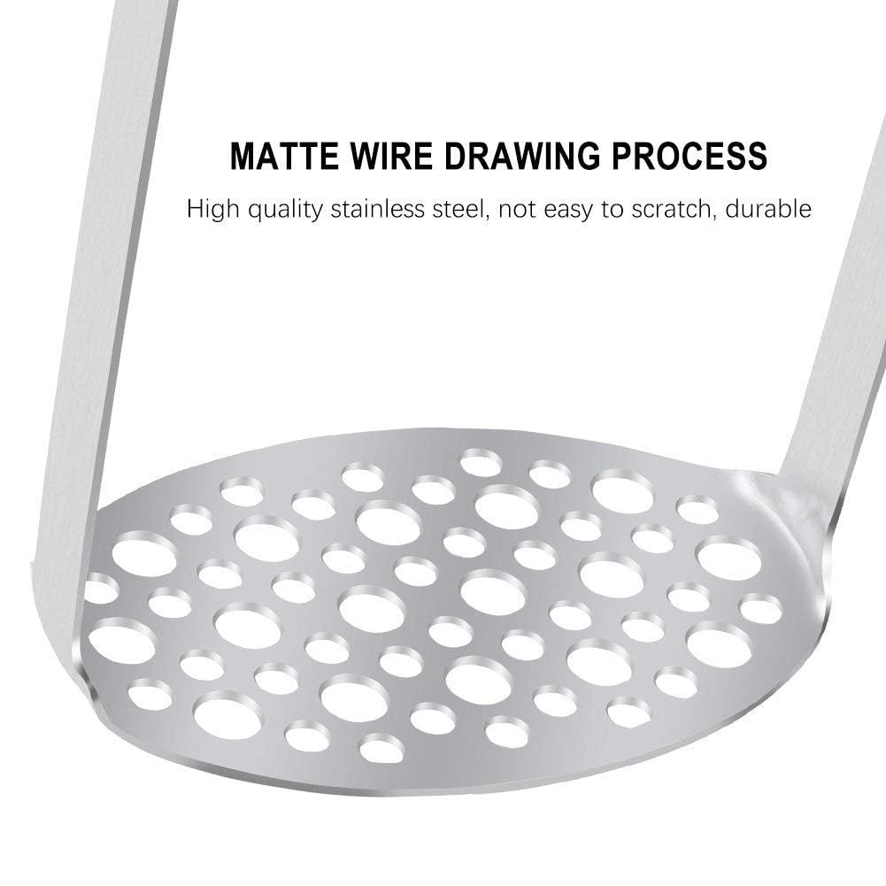 Schiacciapatate In Acciaio Inox - Per Purè Cremoso E Verdure, Lavabile In Lavastoviglie - Foto 10