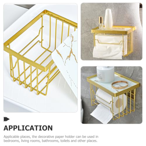 Soporte de papel de pared fácil cambio para baños pequeños 4