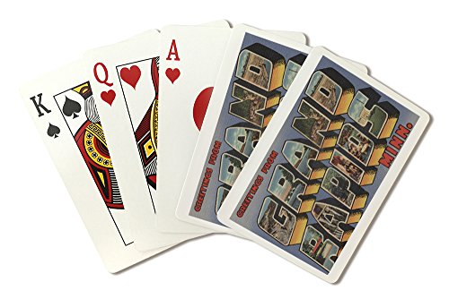Lantern Press Greetings from Grand Rapids, Minnesota (52 Playing Cards, Poker Size Card Deck with Jokers) -  LANT-3P-CD-6979