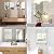 Self Adhesive Acrylic Mirror, Mirror Tiles,Flexible Plastic Mirror Sheets Wall Stickers,2MM Thick Mirror,Frameless Small Mirror, 4 Pack ( 8 x 8 Inches)