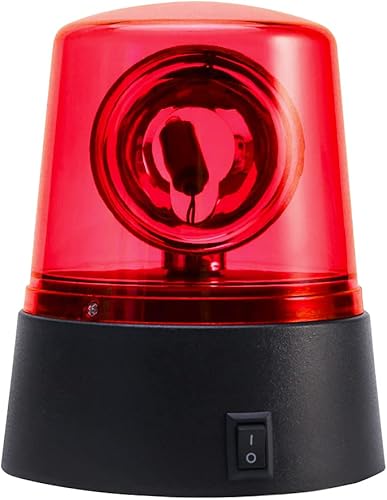 Miniatura 4 de Luz estroboscópica de sirena de coche de policía de 3 pulgadas, luz LED azul giratoria, lámpara giratoria de fiesta de discoteca de 360 grados para