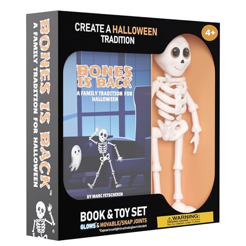 Bones is Back, Award-Winning Interactive Halloween Book & Toy Set,