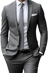 Terno Slim Masculino Corte Italiano Executivo - Calça e Blazer