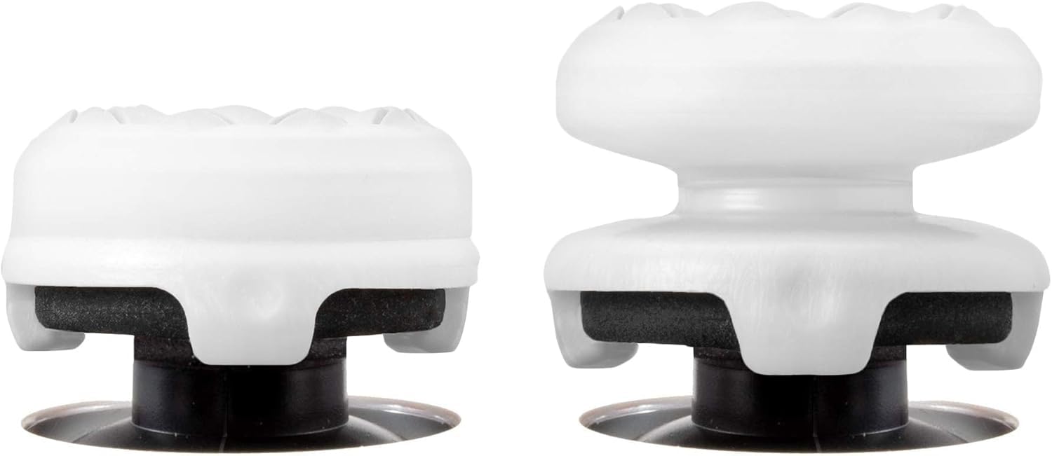 KontrolFreek FPS Freek Galaxie Blanc pour Manette PlayStation 4 (PS4) et PlayStation 5 (PS5) | Manettes de Performance | 1 Haute, 1 Milieu | Blanc
