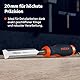 Presch Stechbeitel 20mm - Profi Stemmeisen mit 25° Keilwinkel - Perfekt geschliffen für sofortigen Einsatz - Robuste Metall-Schlagkappe für dauerhafte Nutzung - Ergonomischer Griff für sicheren Halt