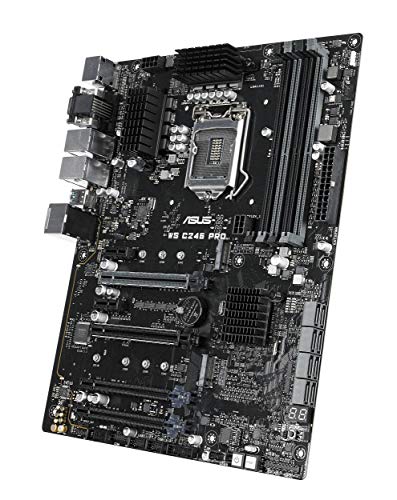 Image of ASUS LGA1151 ECC DDR4 M.2 C246 Server Workstation ATX Motherboard for 8th Generation Intel Motherboards WS C246 PRO