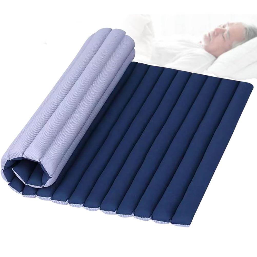 Générique Matelas Anti-Escarres pour Personnes Âgées Et Handicapées, Soins Aux Patients pour Patients Alités Oreillers Matelas À Pression Alternée,Blue b,90×70cm
