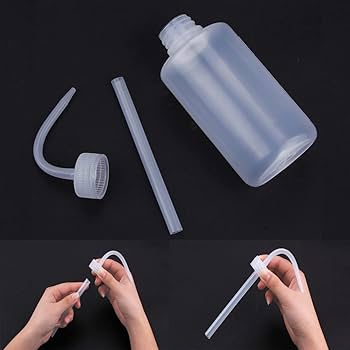 Bottiglie Plastica Da 250ml Per Piante E Laboratorio | Flaconi Lavaggio Con Becco Stretto - 2 Pezzi