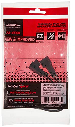 Metra 72-4568 Speaker Harness For Selected General Motor Vehicles #TOP1