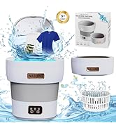 Mini Portable Washing Machine Small - 16L Portable Mini Washing Machine with Spin, Mini Lavadora ...