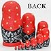 YAKELUS Russian Nesting Dolls for Kids Matryoshka Doll 10pcs Handmade