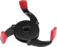 Vista 5 de ANGGREK Llave de filtro de aceite, universal de 2 vías, 3 mandíbulas, garra, llave de filtro de aceite de motor, herramienta de extracción de doble