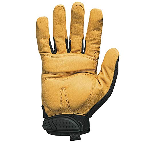 Klein Tools 40220 Journeyman Leather Gloves, Medium #TOP1