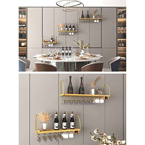 Casier à vin mural pour optimiser l'espace et ranger vos verres
