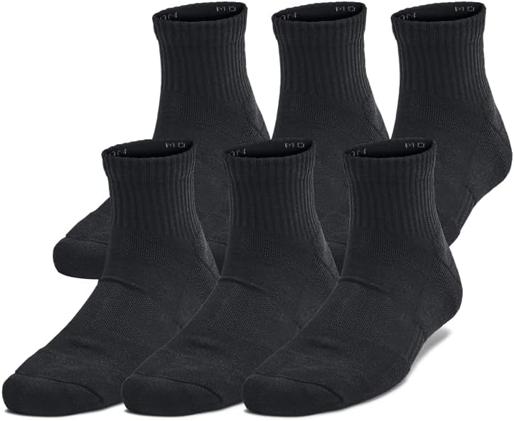 Under Armour Boys' Training Quarter Socks (6-Pairs) - Image 3