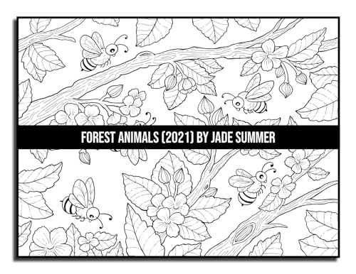 Forest Animals: An Adult Coloring Book with 50 Adorable Images of Woodland Creatures, Beautiful Flowers, Nature Scenes, and More! - Image 28
