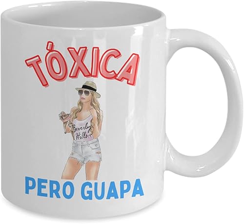 Miniatura 2 de Toxica pero guapa cumpleaños - Taza de café original