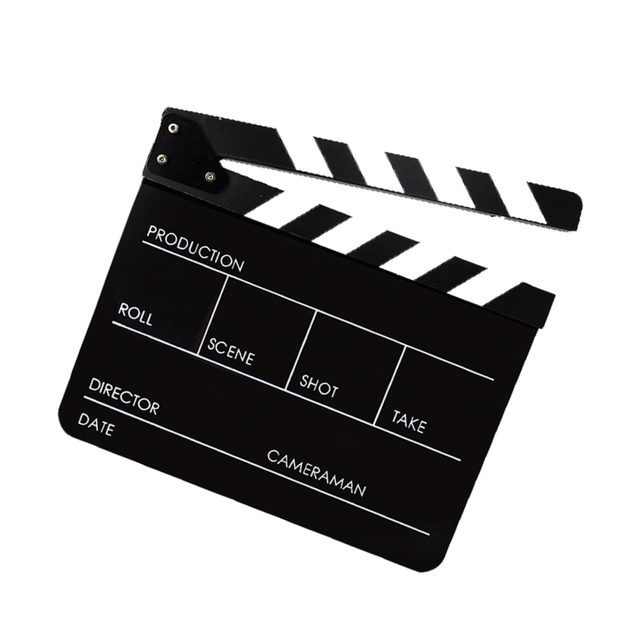 Operitacx Tavoletta Regista in Ardesia Accessorio per Fotografia Tavoletta per Film in Pachydermato Giocattolo di Ruolo per Ragazzo Ragazza per Palcoscenico Casa Festa Festival