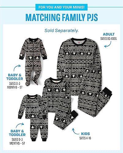 Image of The Children's Place unisex-baby and Toddler Holiday Snug Fit Cotton One Piece Pajamas
