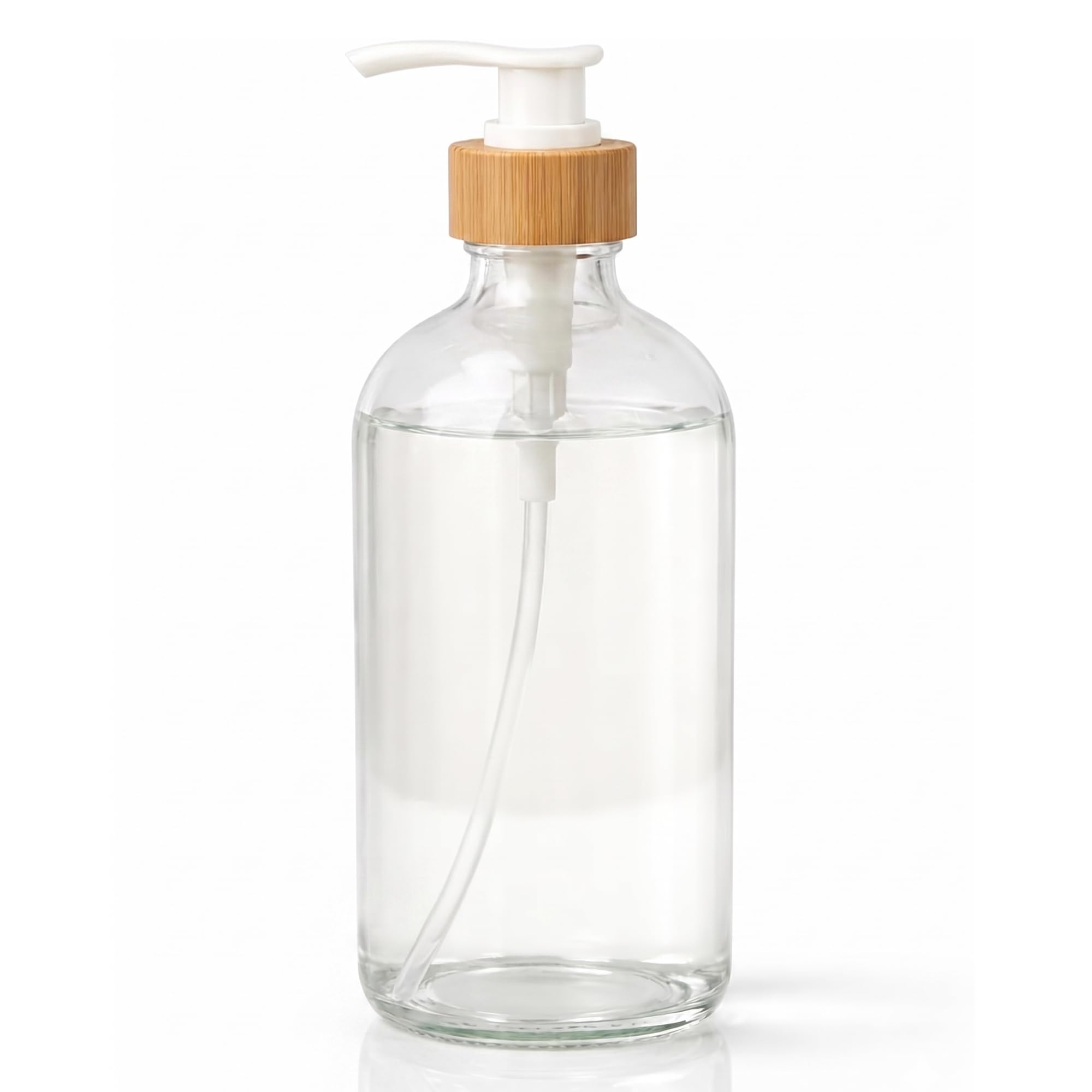 SAVVY & SORTED Glass Hand Soap Dispenser Bathroom, Dish Soap Dispenser for Kitchen Sink, Refillable...