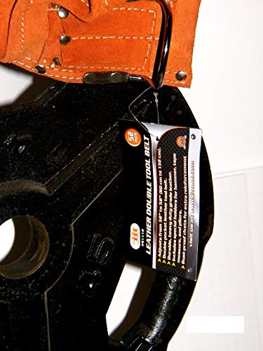 Iit 91112 7 Pocket Leather Tool Belt, Polyweb Belt With Quick Release Buckle. #TOP4