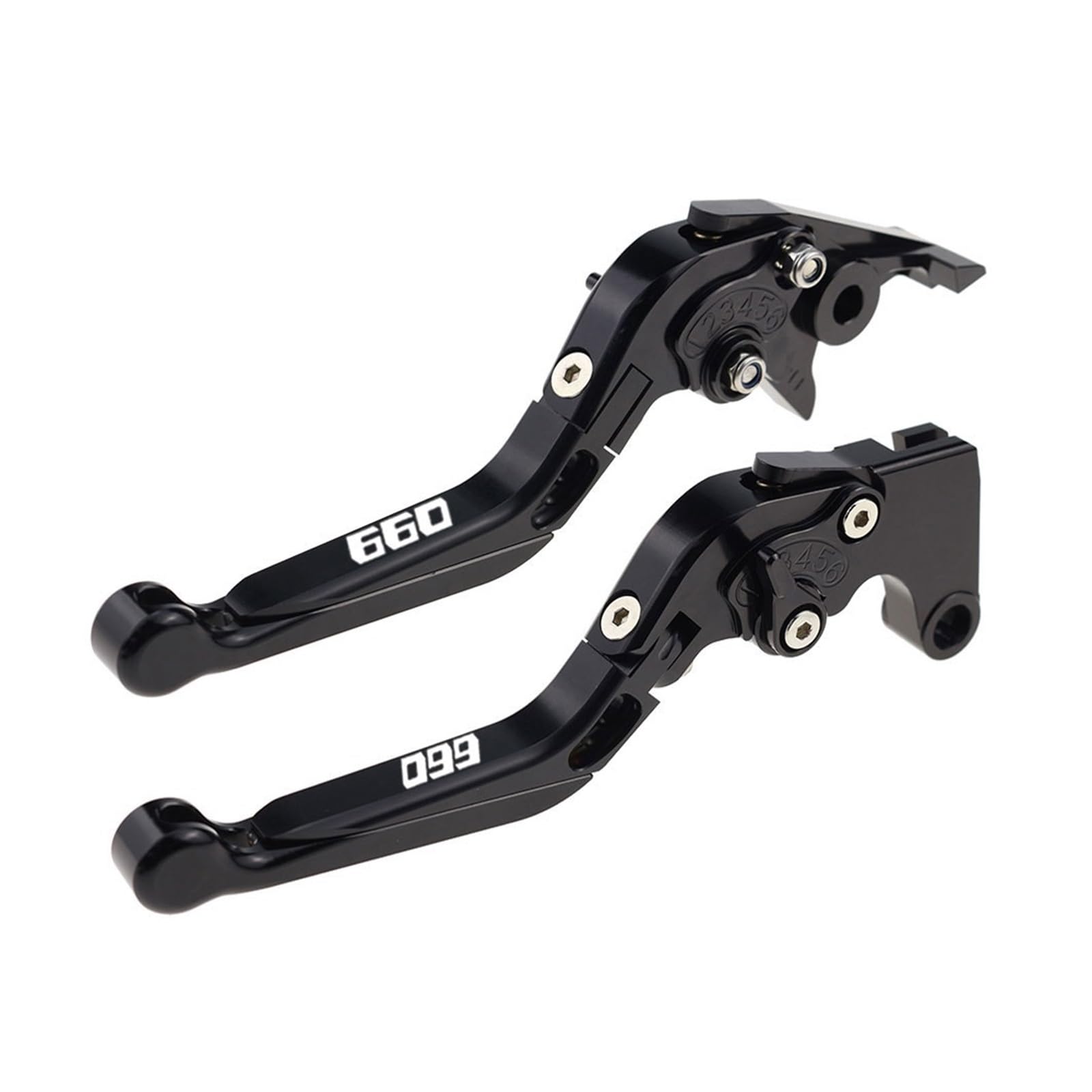Jghfdws 02 Motorcycle Brake Clutch Lever Set For Tiger660 Motorcycle Folding Extendable Clutch Brake Levers Set(02)