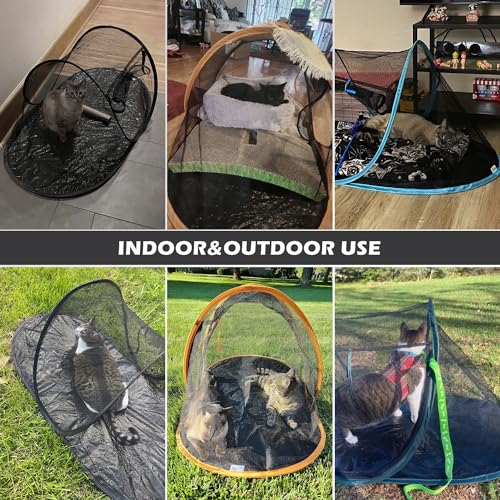 image for Rest-Eazzzy Cat Tent Outdoor, Pet Enclosure Tent Suitable for Cats and