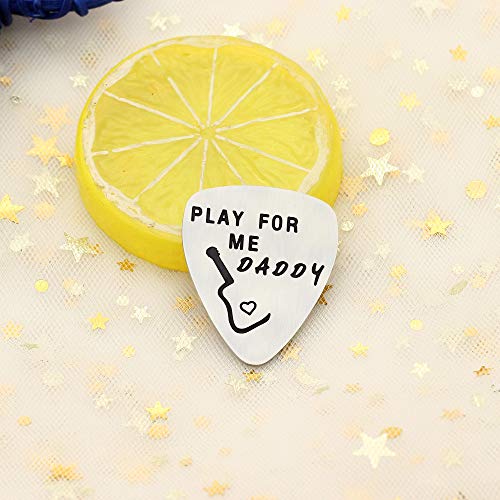 Médiator de guitare pour papa avec pendentifs pour fête des pères ’’Play for me Daddy’’ (Joues pour moi papa) - Les Beatles, Paul McCartney, John Lennon, RIngo Starr, George Harrison Médiator de guitare pour papa avec pendentifs pour fête des pères ’’Play for me Daddy’’ (Joues pour moi papa) – Image 4