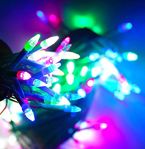 Image of MIRADH 8 Mode LED Waterproof String Light Rocket Shaped, 20M 66ft LED Fairy Lights for Diwali Led Light for Home Decoration, String Light for Decoration (Multi-Color)