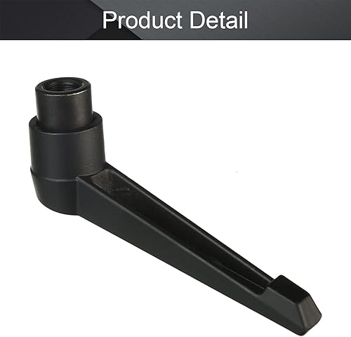 Miniatura 12 de Othmro 2 piezas de palanca de sujeción con rosca M8 Palanca de trinquete, aleación de aluminio ajustable con botón de bloqueo con perno roscado 2