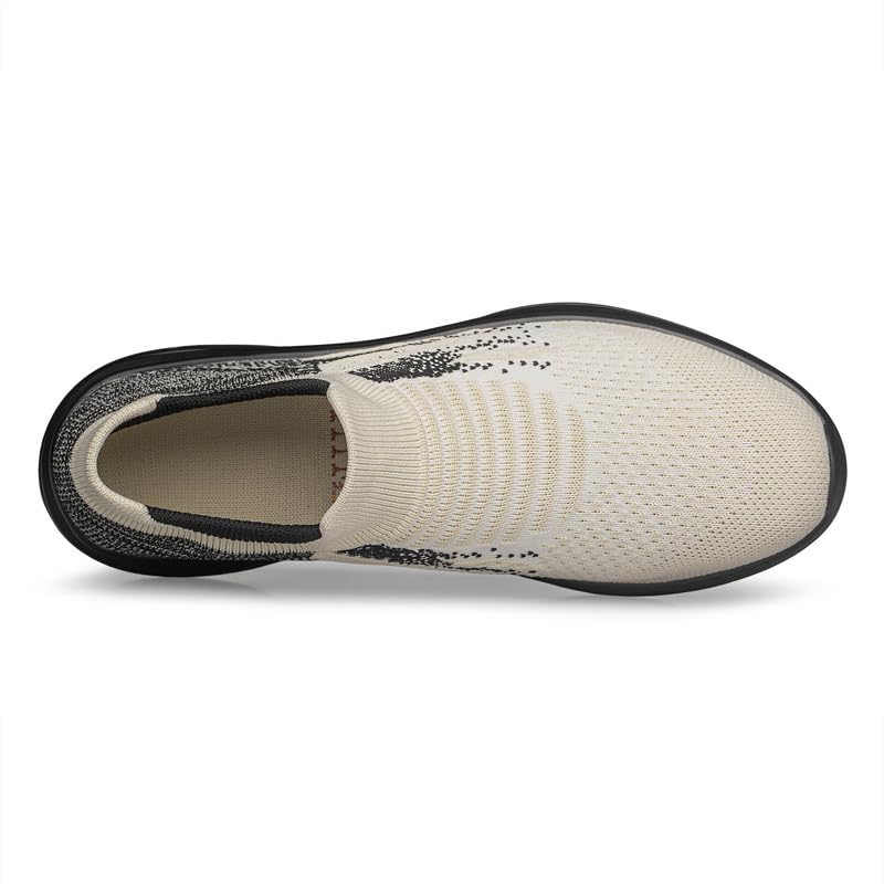 Image of vibdiv Shoes for Men Sock Sneakers Pull-on Casual Lightweight Breathable Comfortable