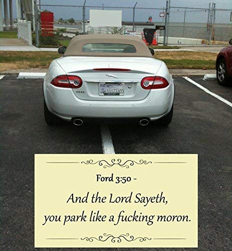 Witty Yeti Super Hilarious, Crude Bad Parking Cards 50 Pack. Prank Idiot Parkers And Get The Satisfaction Of Revenge With Funny Nsfw Novelty Notices, Xmas Stocking Stuffers For Ages 18+ #TOP4