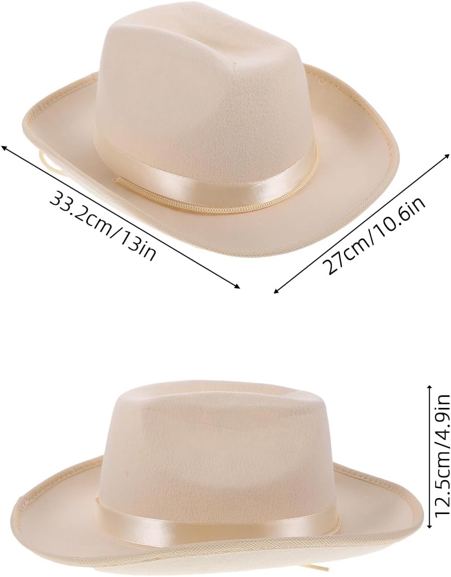 Didiseaon 6pcs boys cowboy hat: children Western Cowboy Hat for Summer Outdoor Adventures - Adjustable costume cap for Boys and Girls