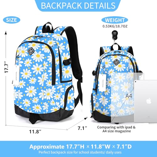 Image of rickyh style School Backpack Travel Bag for Men & Women Lightweight College Back Pack with Laptop Compartmen